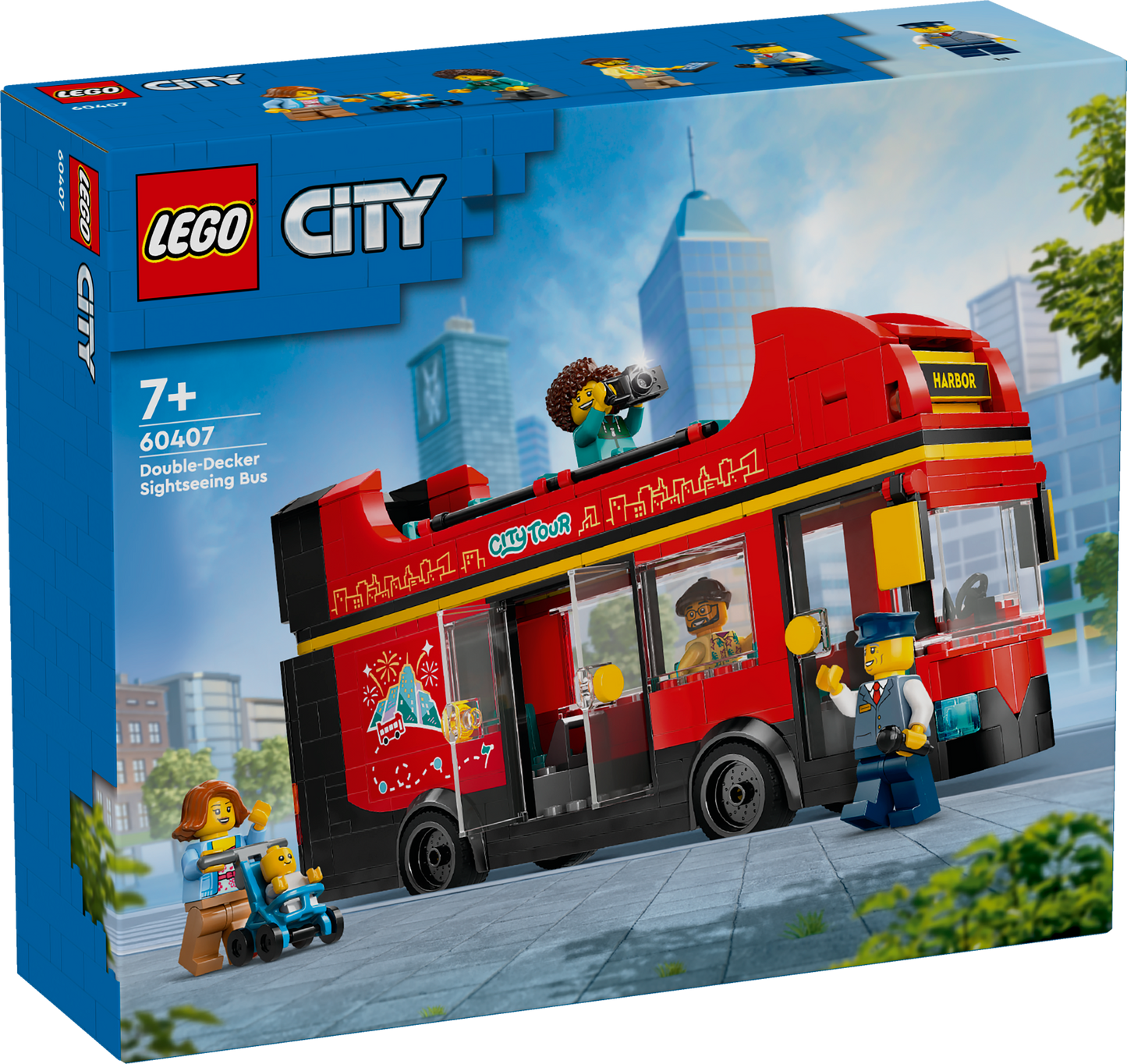 LEGO® 60407 Red Double-Decker Sightseeing Bus
