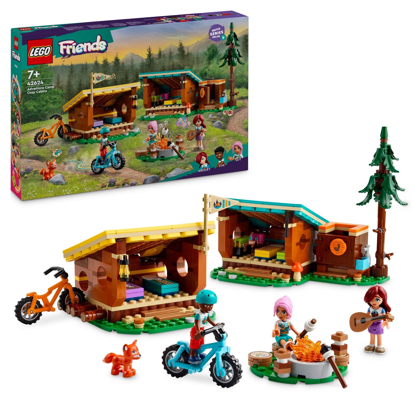 LEGO® 42624 Adventure Camp Cozy Cabins