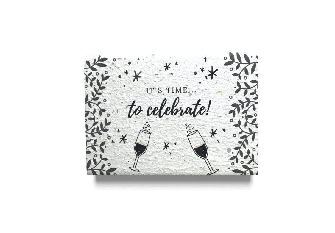 Time to Celebrate Plantable Greetings Card