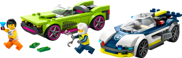 LEGO® 60415 Police Car and Muscle Car Chase
