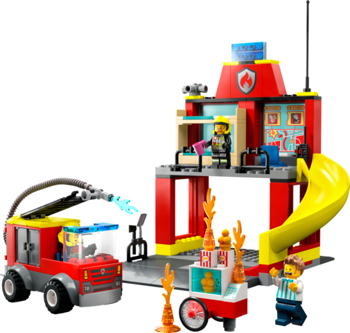 LEGO® 60375 Fire Station and Fire Truck