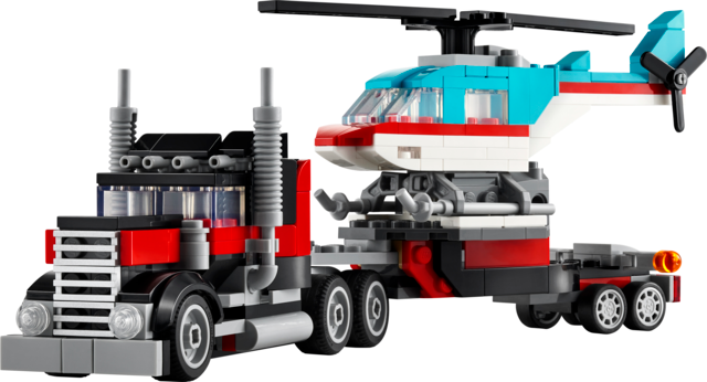 LEGO® 31146 Flatbed Truck with Helicopter
