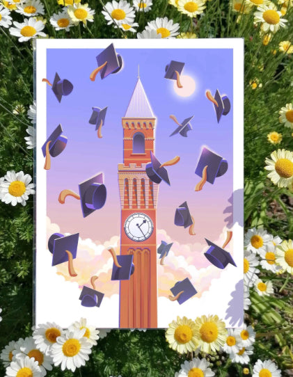 University of Birmingham Old Joe Foiled Graduation Card