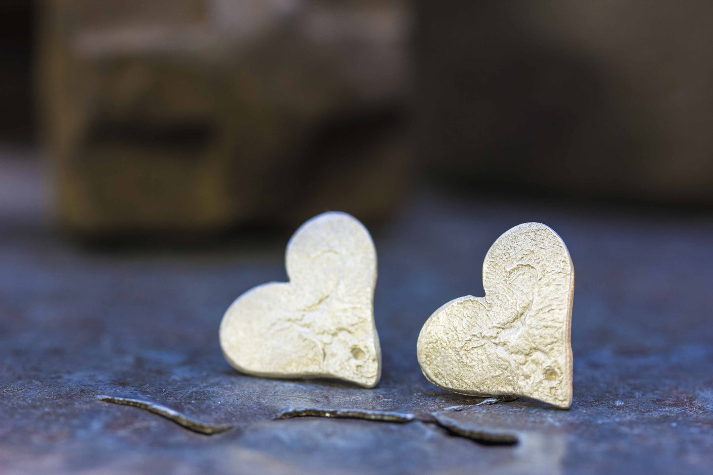 Heart-Shaped Studs