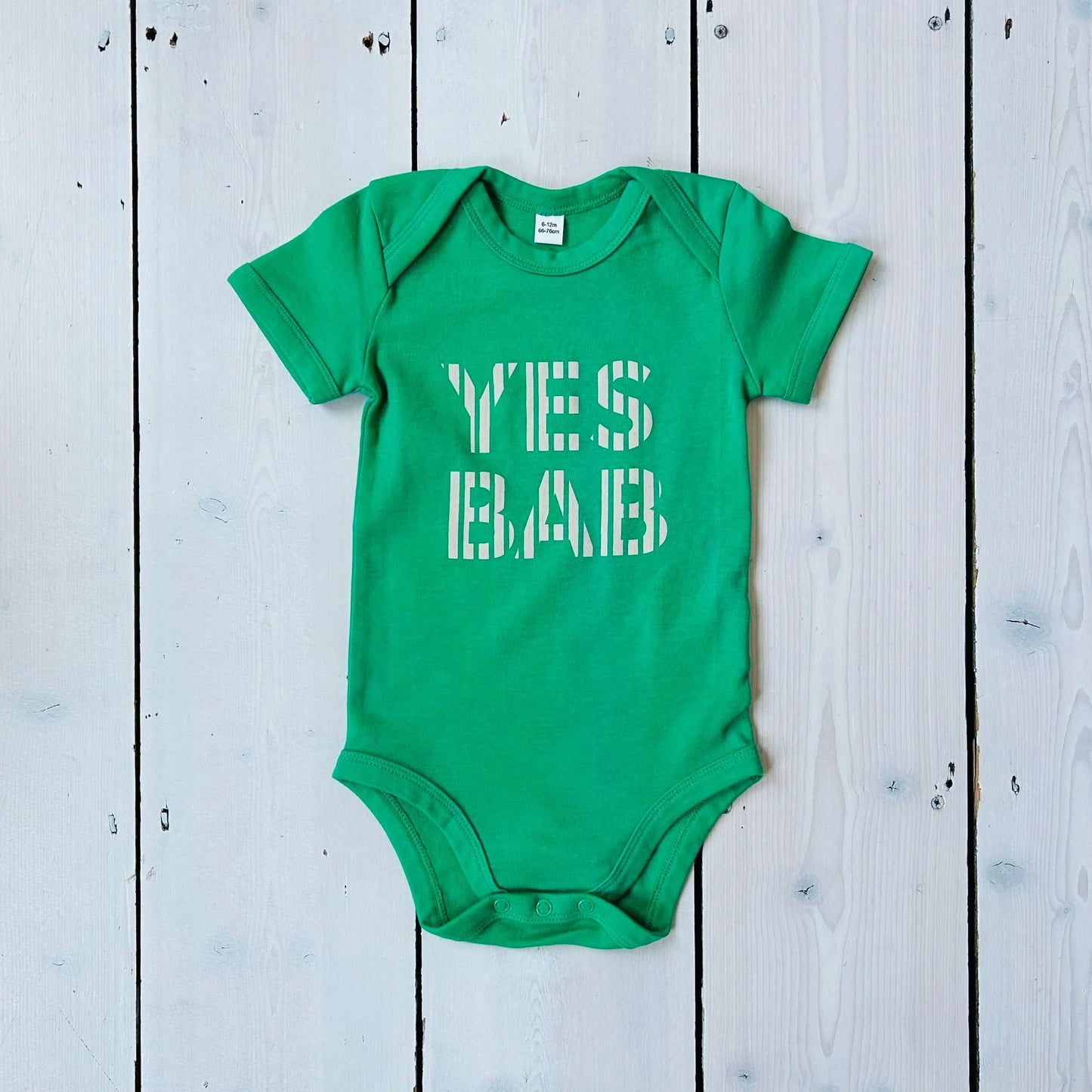 Yes Bab Stripe Babygrow