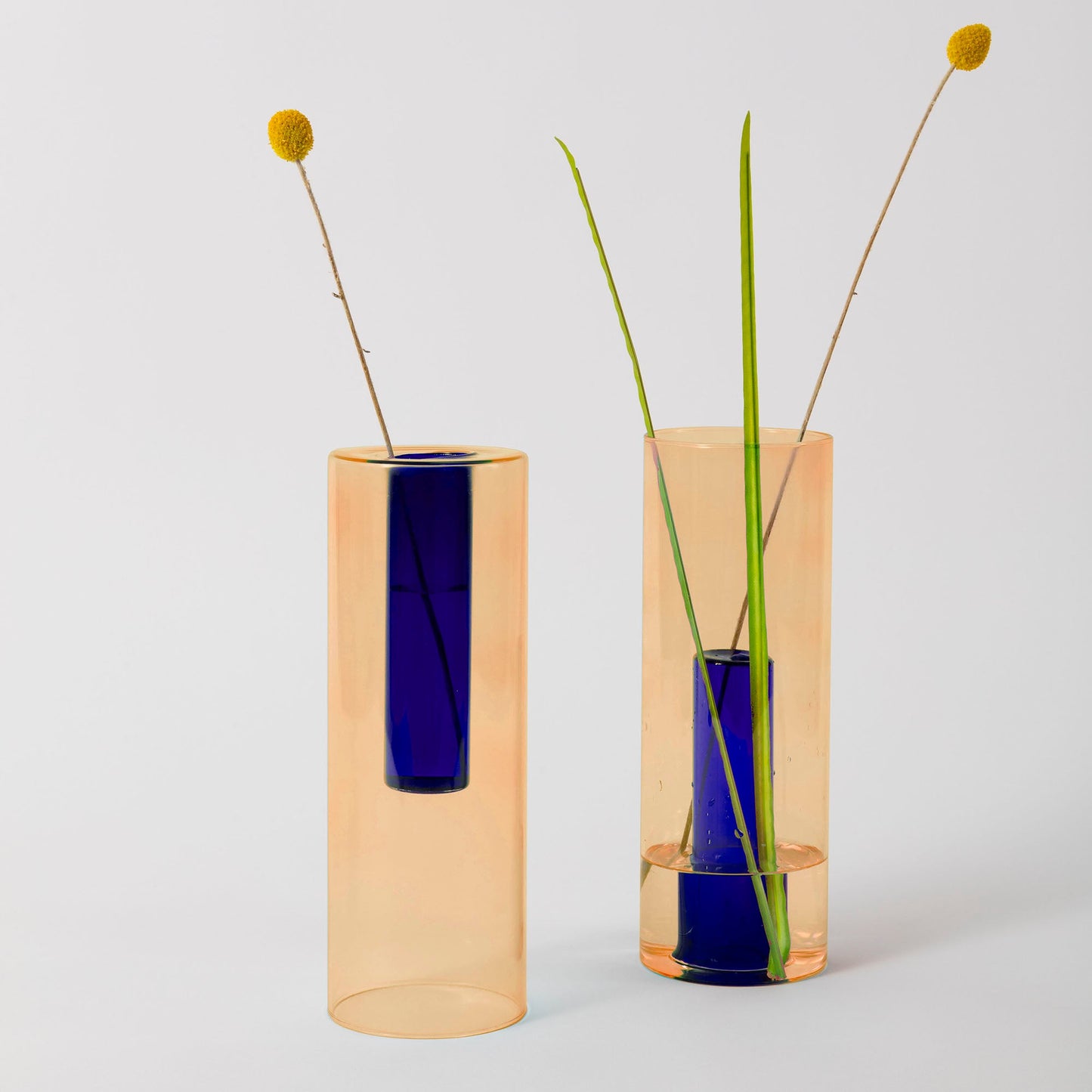 Large Reversible Glass Vase