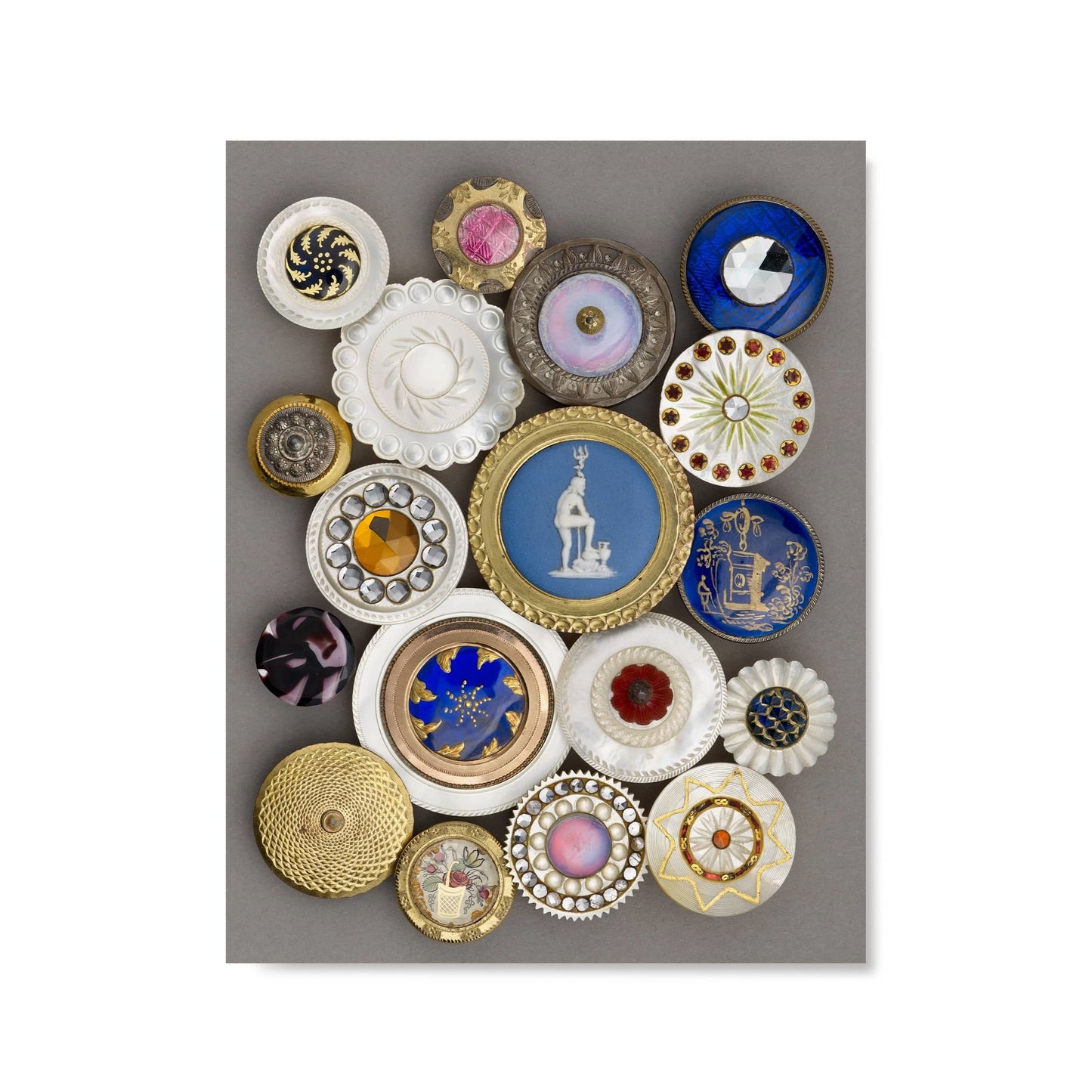 Luckcock Buttons Postcard