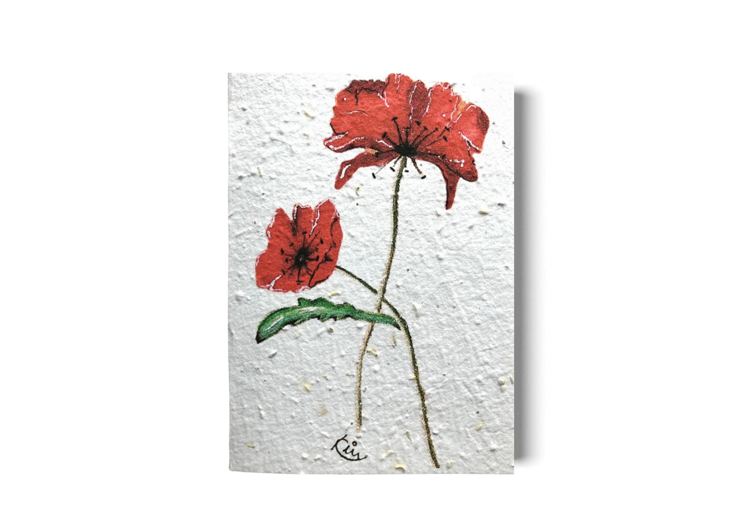 Poppy Plantable Greeting Card