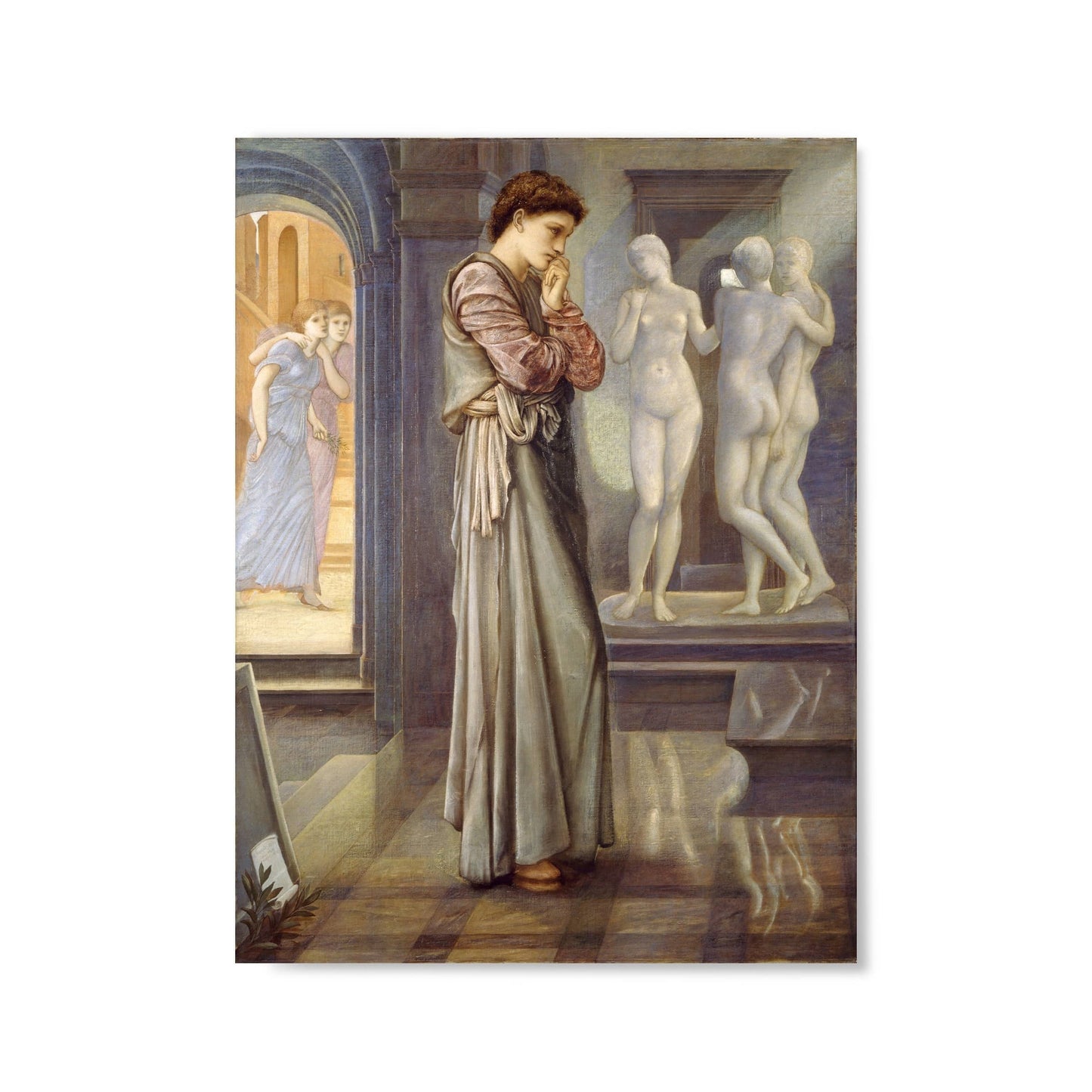 Pygmalion and the Image - The Heart Desires Postcard