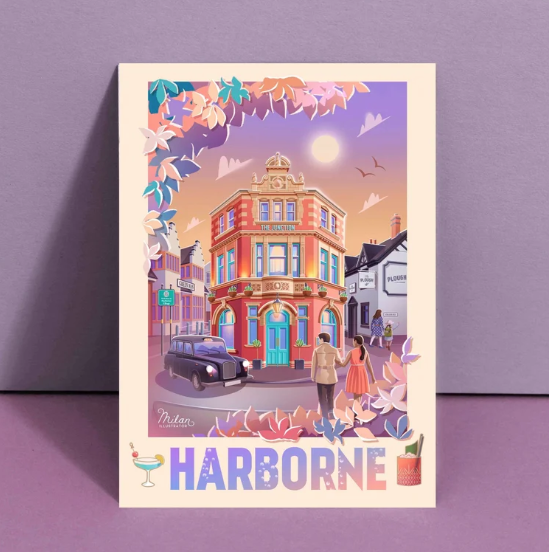 Harbourne A3 Print