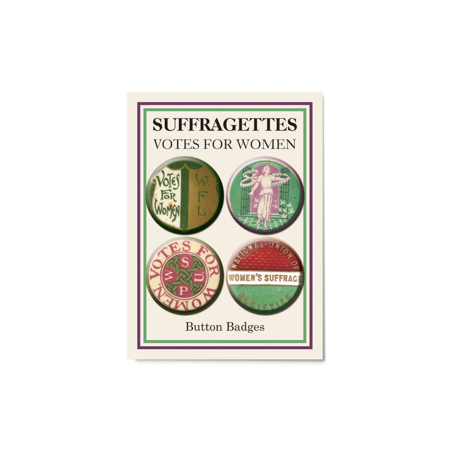 Suffragettes Button Badge Set