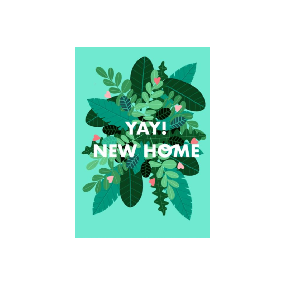 Yay! New House Houseplant Card
