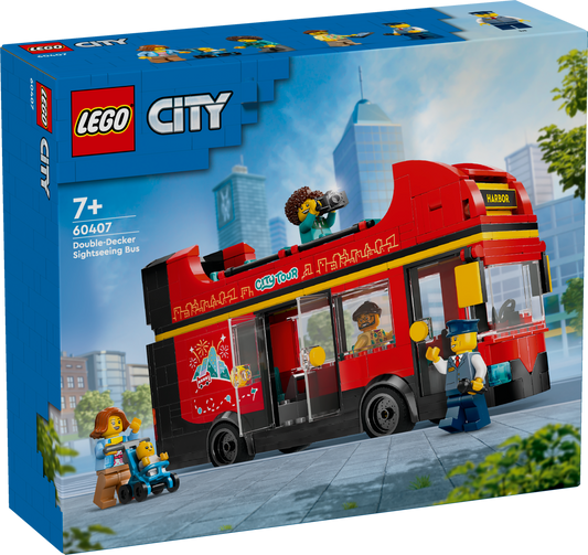 LEGO® 60407 Red Double-Decker Sightseeing Bus