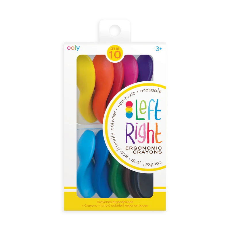 Left Right Crayons Set of 10