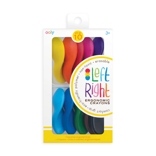Left Right Crayons Set of 10