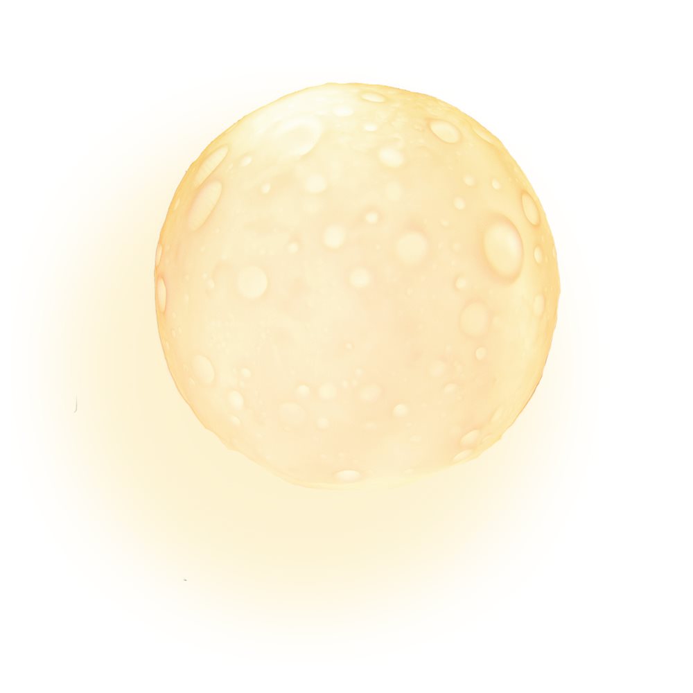 Space Age Moon Night Light