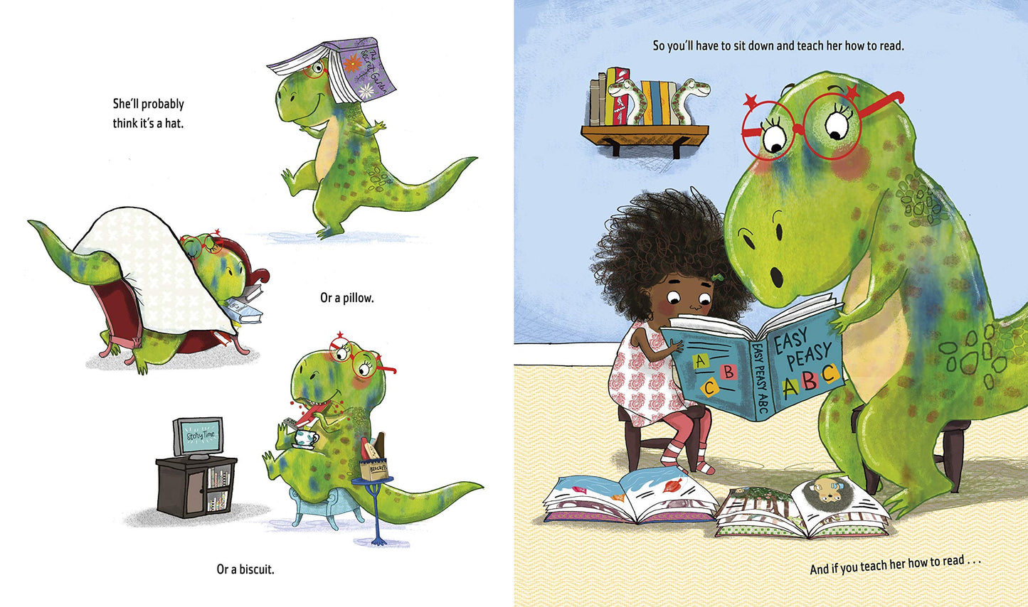 Never Show A T-Rex A Book