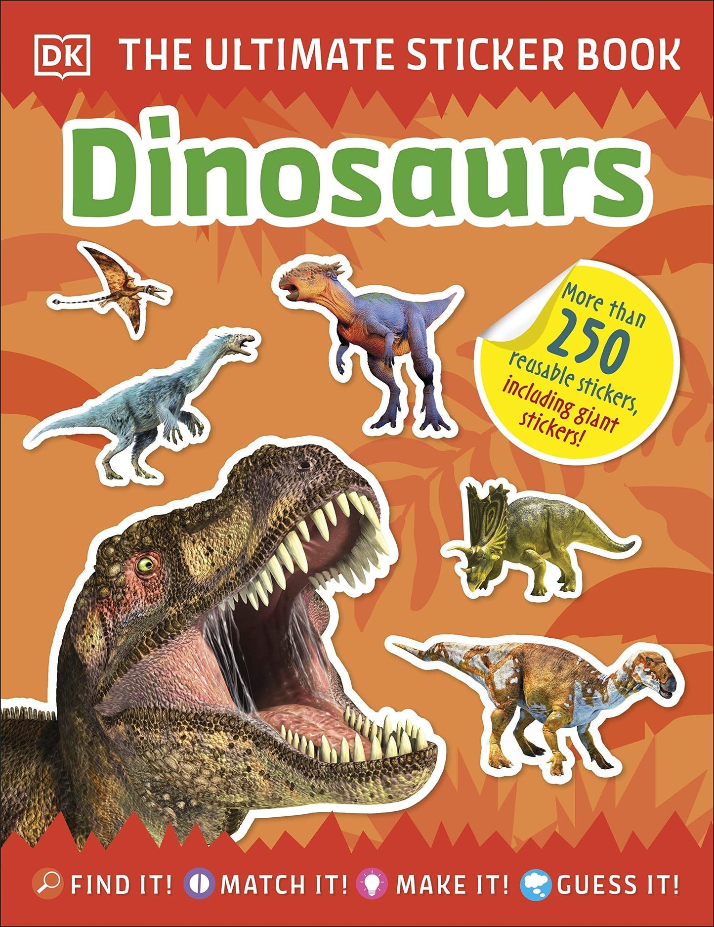 The Ultimate Sticker Book: Dinosaurs