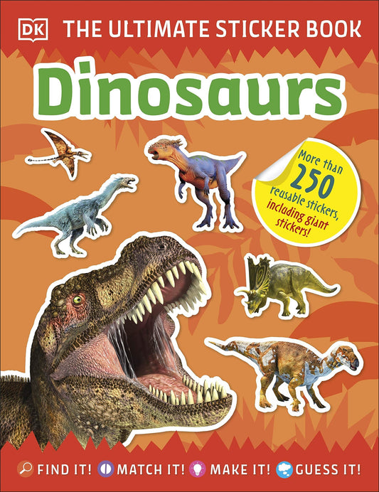 The Ultimate Sticker Book: Dinosaurs