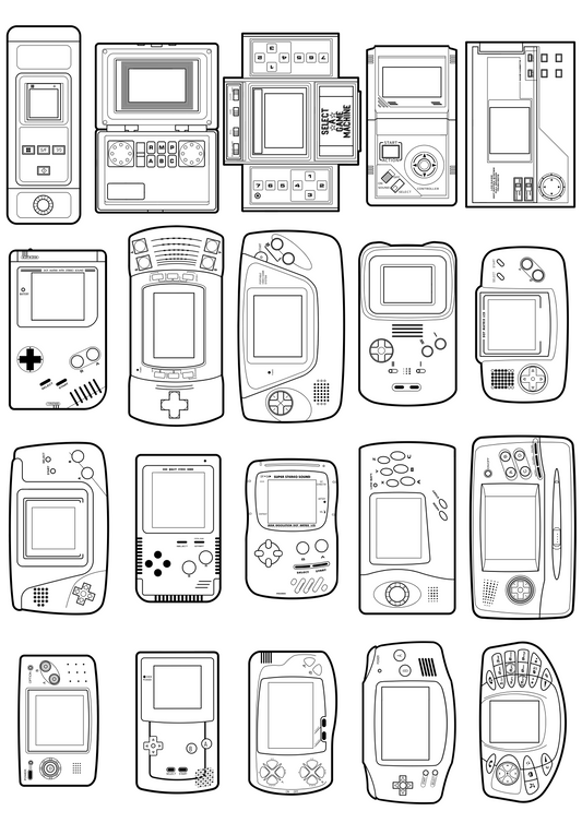 Handheld History A4 Print
