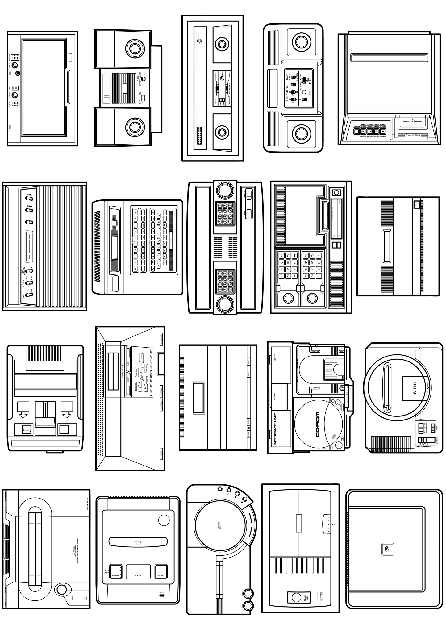 Console History A4 Print