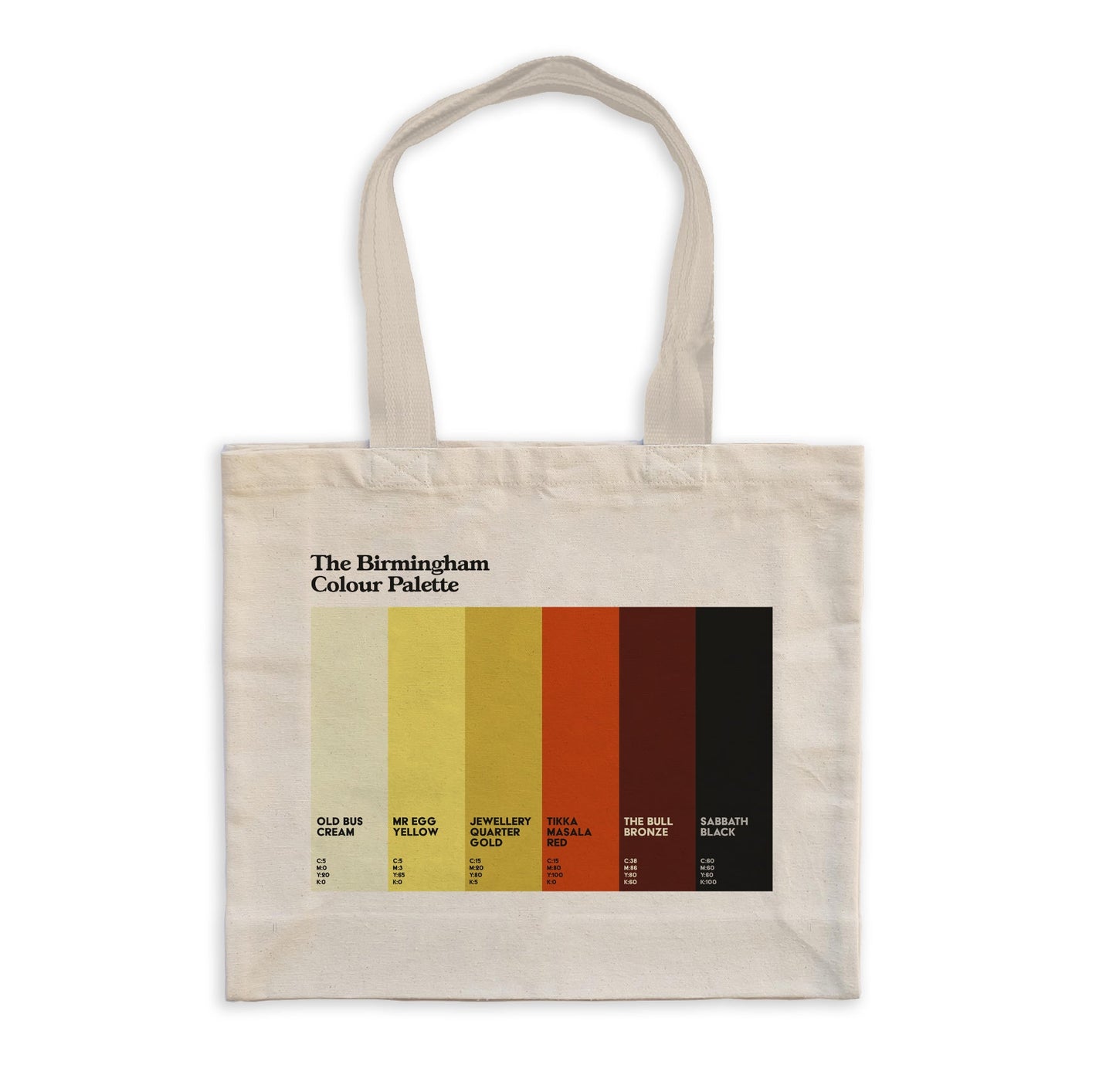 The Birmingham Colour Palette Tote Bag