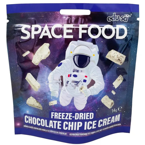 Vanilla Chocolate Chip Ice Cream Space Food