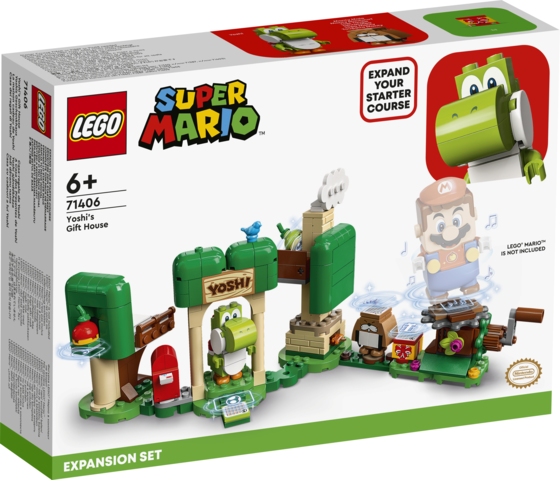 LEGO® 71406 Super Mario Yoshi’s Gift House Expansion Set