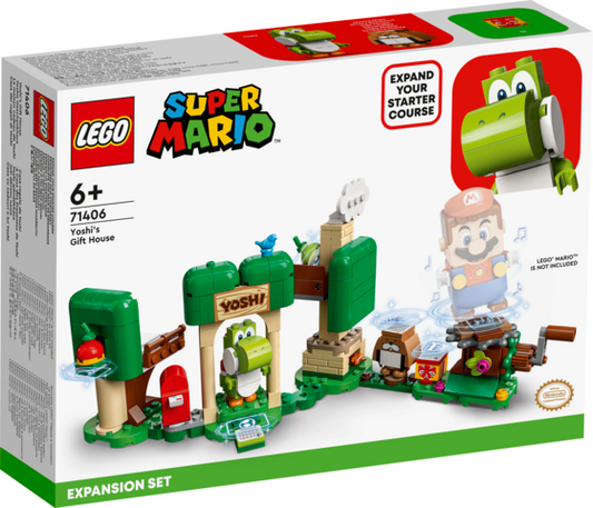 LEGO® 71406 Super Mario Yoshi’s Gift House Expansion Set