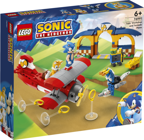 LEGO® 76991 Gaming Tails' Workshop and Tornado Plane
