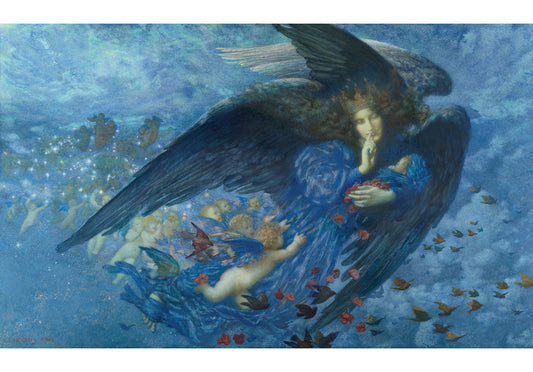 Night With Her Train Of Stars Christmas Card Pack