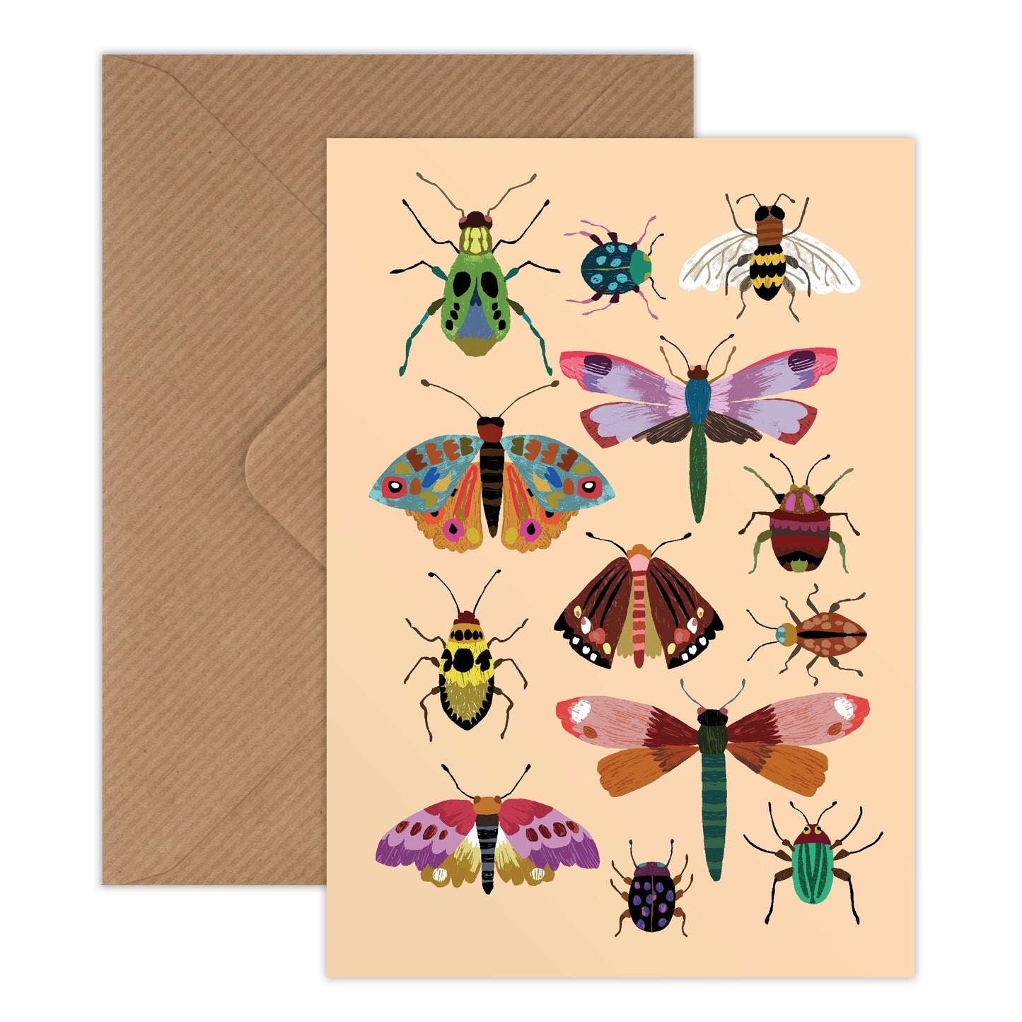 Insects Greetings Card