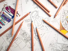 Suffragette Colour Yourself Postcard Pack