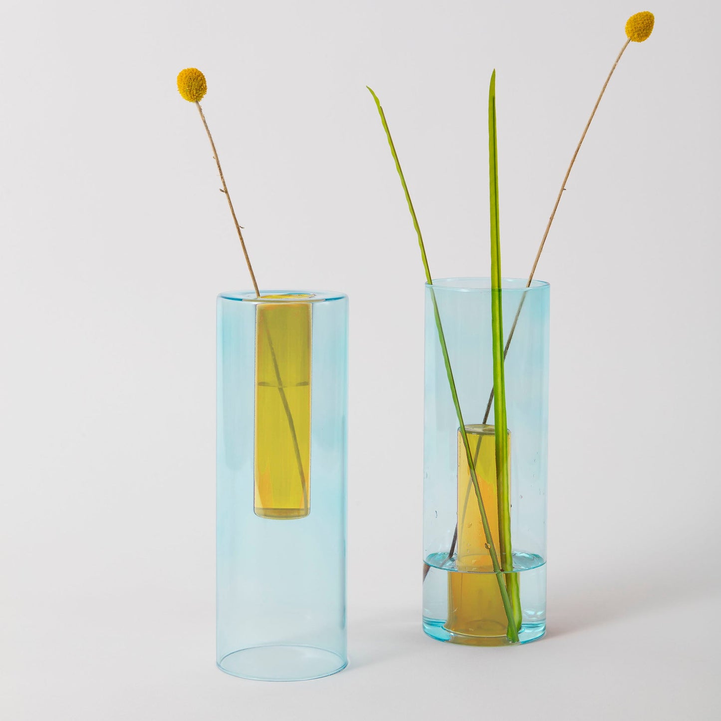 Large Reversible Glass Vase