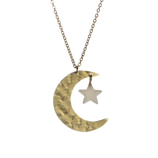 Luna Large Moon Pendant