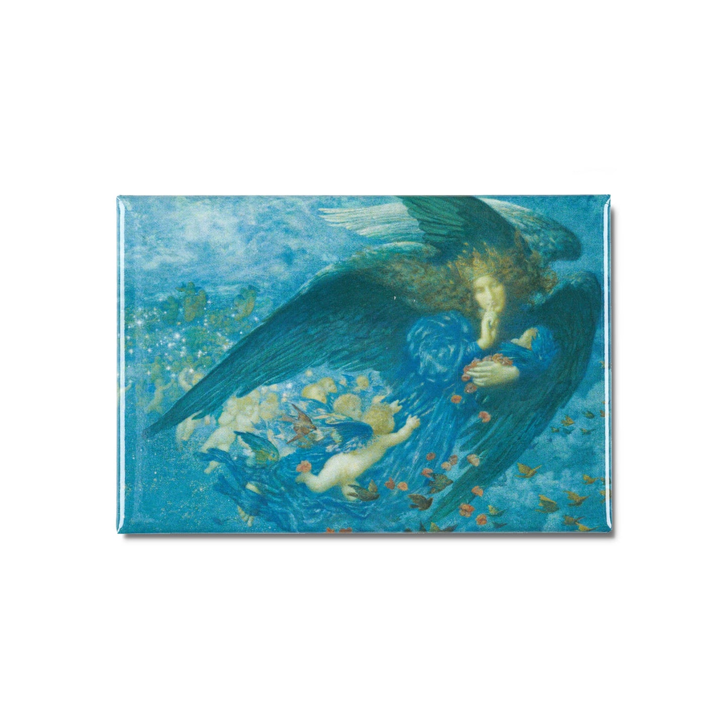 Night With Her Train Of Stars Magnet