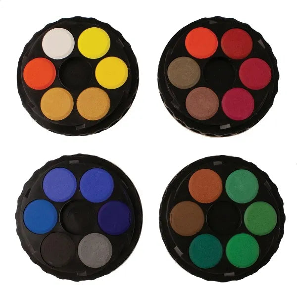 24 Pan Watercolour Disc Set