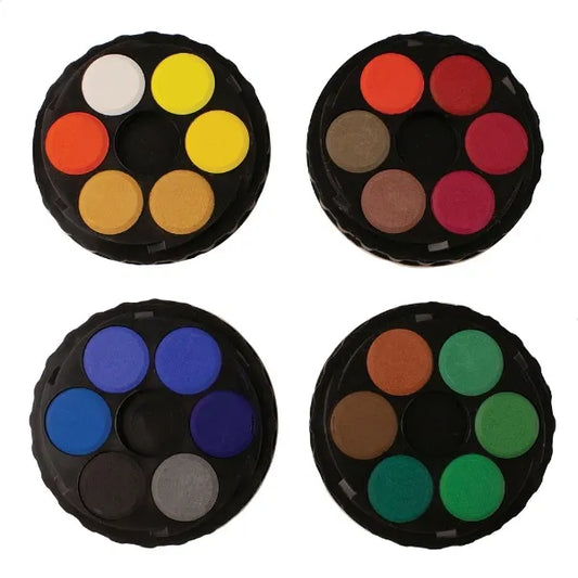24 Pan Watercolour Disc Set