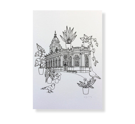 Pigeon Park Print