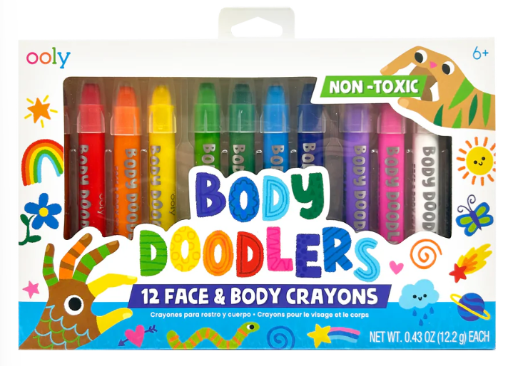 Body Doodles: Face & Body Crayons