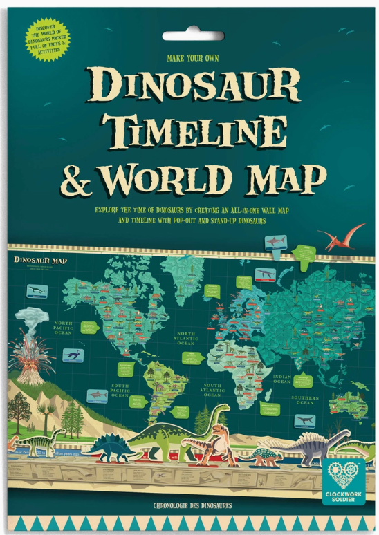 Create Your Own Dinosaur Timeline & World Map