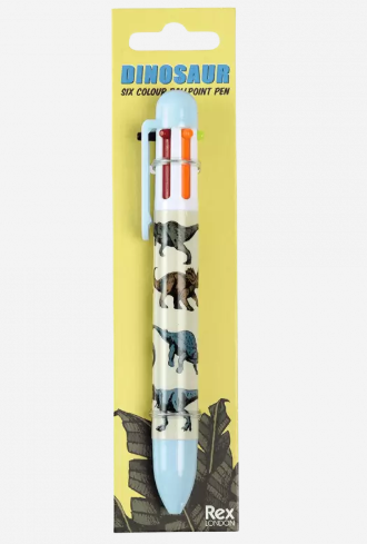 Prehistoric Land Six Colour Pen