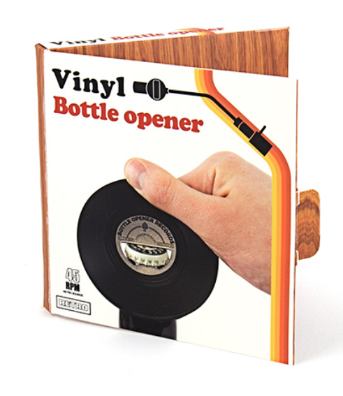 Vinyl Bottle Opener