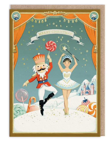 Nutcracker Theme Christmas Card