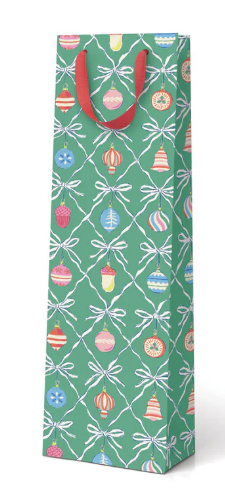 Christmas Wreath Bottle Bag