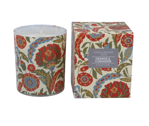 Boxed Scented Candle 8.5cm - Folk Floral