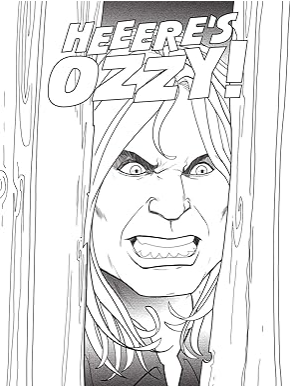 Ozzy Osbourne: The Official Colouring Book