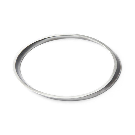 Silver Ellipse Bangle