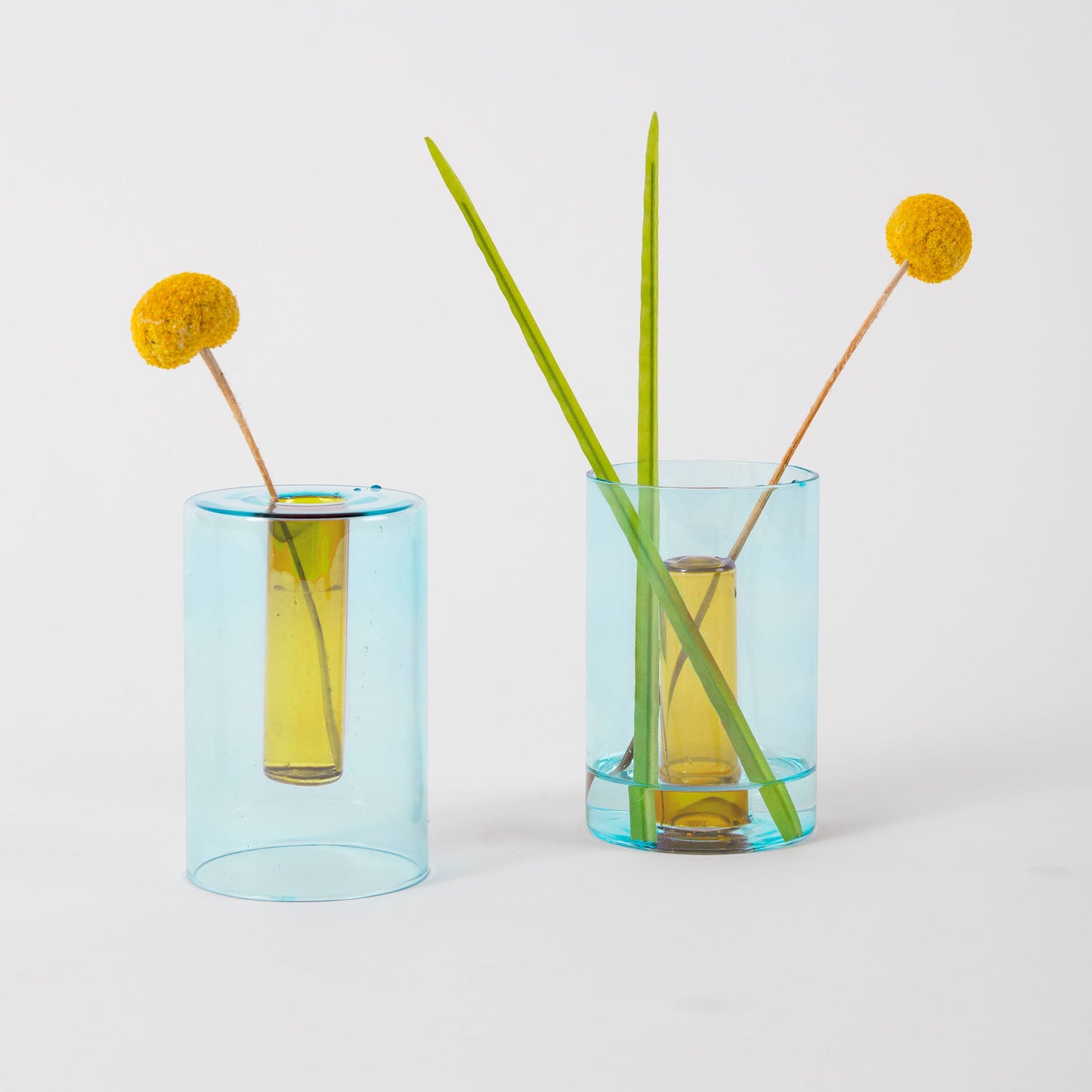 Small Reversible Glass Vase