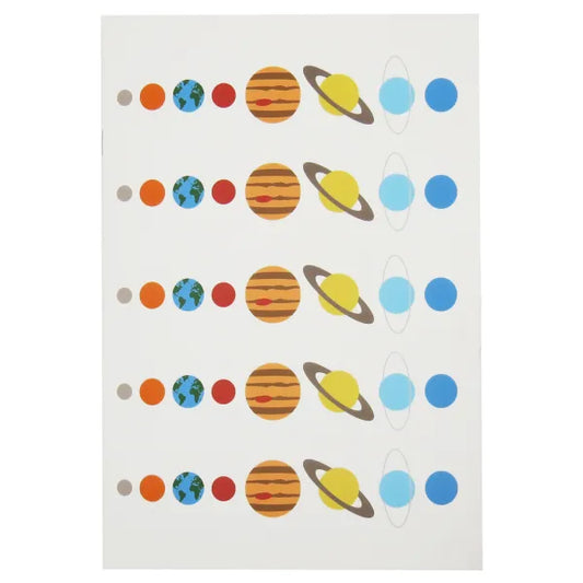 A5 Solar System Notepad
